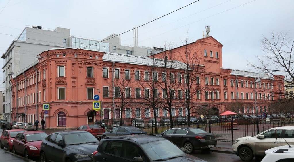 фасад дома, здание по адресу г Санкт-Петербург, ул Кропоткина, д 1 литера А